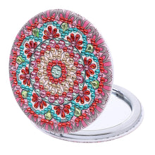 Load image into Gallery viewer, Mandala Pattern-Diamond Makeup Mirror
