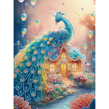 Load image into Gallery viewer, Fantasy Peacock-Partial Special Diamond Painting-30x40cm
