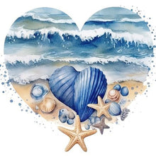 Load image into Gallery viewer, Love Starfish-Full Round Diamond Painting-30x30cm
