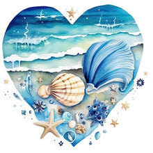 Load image into Gallery viewer, Love Starfish-Full Round Diamond Painting-30x30cm
