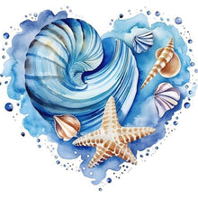 Load image into Gallery viewer, Love Starfish-Full Round Diamond Painting-30x30cm
