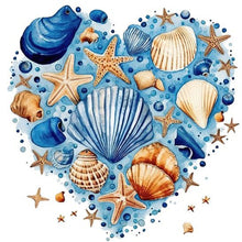 Load image into Gallery viewer, Love Starfish-Full Round Diamond Painting-30x30cm
