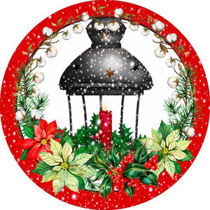 Round Card Christmas-Full Round Diamond Painting-30x30cm