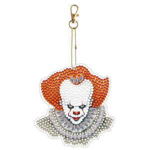 Halloween-Double Side Drill-Diamond Keychain