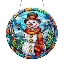 Load image into Gallery viewer, Stained Glass Animal-Sun Catcher Window Hanging Diamond Wind Chime
