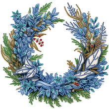 Load image into Gallery viewer, Christmas Wreath-Partial Special Diamond Painting-30x30cm
