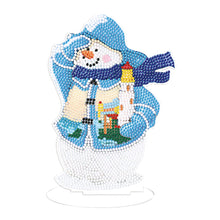 Load image into Gallery viewer, Christmas Snowman-Single Side Drill-Diamond Desktop Ornament
