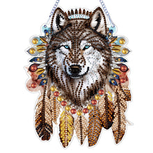 Load image into Gallery viewer, Wolf-Single Side Drill-Diamond Pendant
