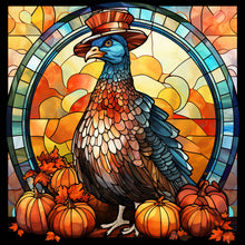 Load image into Gallery viewer, Pumpkin Turkey-Full Round Diamond Painting-40x40cm
