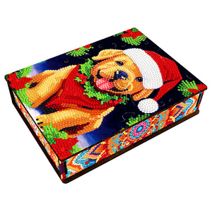 Christmas-Wooden Diamond Storage Case