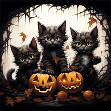 Load image into Gallery viewer, Halloween-Full Round Diamond Painting-40x40cm
