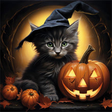 Load image into Gallery viewer, Halloween-Full Round Diamond Painting-40x40cm
