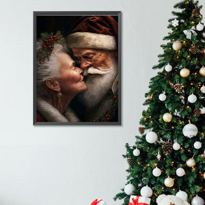 Santa Couple-Full Square Diamond Painting-30x40cm