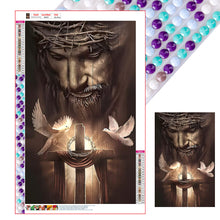 Load image into Gallery viewer, Lord Jesus-Full Round Diamond Painting-45x70cm-Large Size
