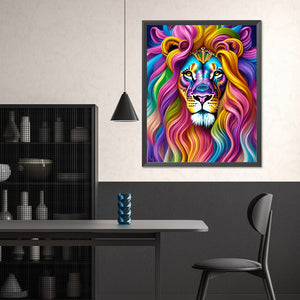 Lion-Full Square Diamond Painting-40x50cm