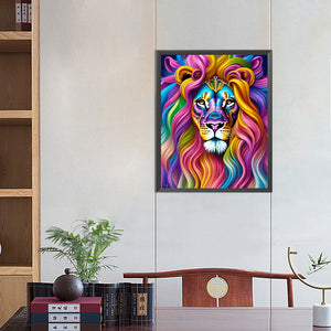 Lion-Full Square Diamond Painting-40x50cm