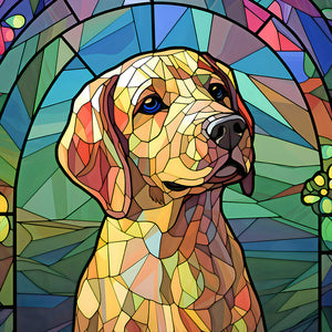 Dog-Full Round Diamond Painting-30x30cm