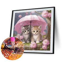 Load image into Gallery viewer, Cat-Full Round Diamond Painting-40x40cm
