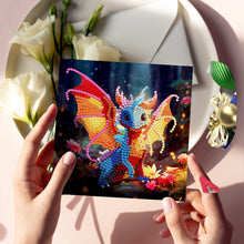 Load image into Gallery viewer, 8Pcs/Set Dragon-Diamond Greeting Cards
