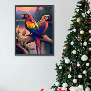 Parrot-Full Square Diamond Painting-30x40cm