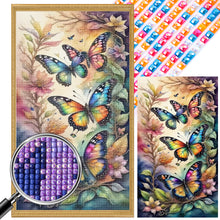 Load image into Gallery viewer, Butterfly-Full Square Diamond Painting-45x75cm-Large Size
