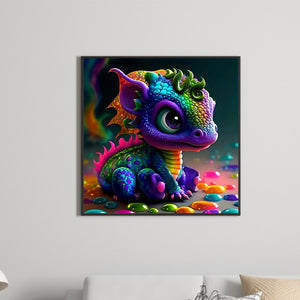 Dragon-Full Round Diamond Painting-30x30cm