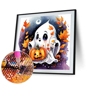 Halloween-Full Round Diamond Painting-30x30cm