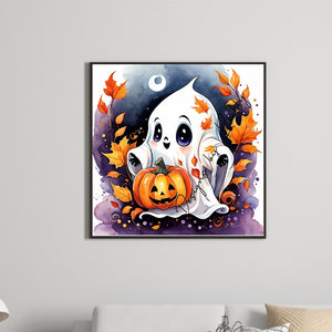 Halloween-Full Round Diamond Painting-30x30cm