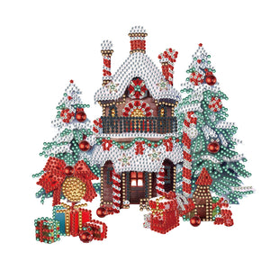 Christmas House-Partial Special Diamond Painting-30x30cm