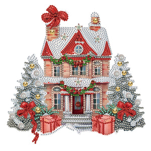 Christmas House-Partial Special Diamond Painting-30x30cm