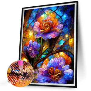 Crystal Flower-Full Square Diamond Painting-40x50cm