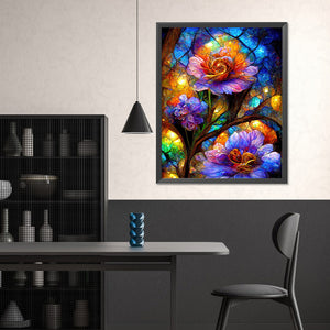 Crystal Flower-Full Square Diamond Painting-40x50cm