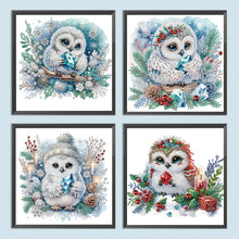 Load image into Gallery viewer, Owl-Partial Special Diamond Painting-30x30cm
