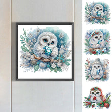 Load image into Gallery viewer, Owl-Partial Special Diamond Painting-30x30cm
