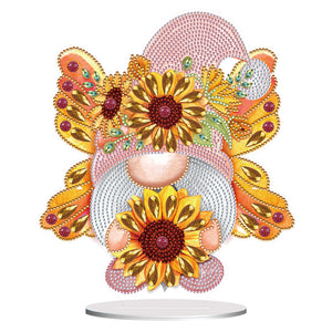 Butterfly Gnome-Single Side Drill-Acrylic Diamond Desktop Ornament