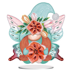 Butterfly Gnome-Single Side Drill-Acrylic Diamond Desktop Ornament