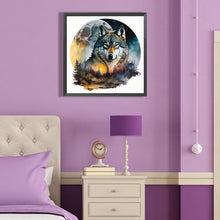 Load image into Gallery viewer, Wolf-Full Round Diamond Painting-40x40cm
