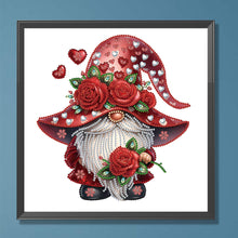 Load image into Gallery viewer, Valentine&#39;s Day Gnome-Partial Special Diamond Painting-30x30cm
