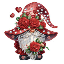 Load image into Gallery viewer, Valentine&#39;s Day Gnome-Partial Special Diamond Painting-30x30cm
