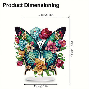 Butterfly-Single Side Drill-Acrylic Diamond Desktop Ornament