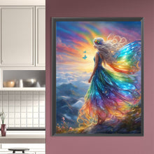 Load image into Gallery viewer, Fantasy Girl-Full Round Diamond Painting-50x65cm-Large Size
