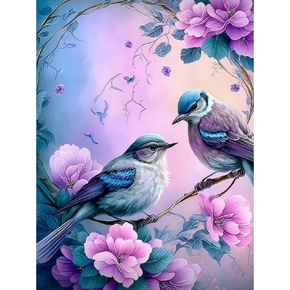 Bird-Full Round Diamond Painting-30x40cm