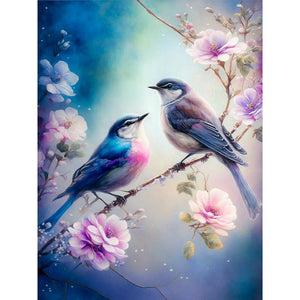 Bird-Full Round Diamond Painting-30x40cm