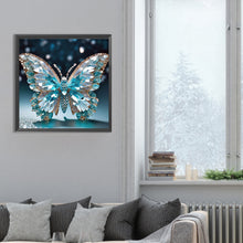 Load image into Gallery viewer, Butterfly-Full Round Diamond Painting-30x30cm
