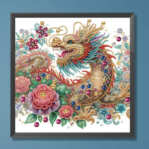 Dragon-Partial Special Diamond Painting-30x30cm