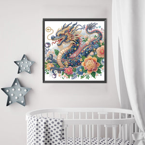 Dragon-Partial Special Diamond Painting-30x30cm