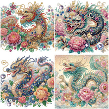 Load image into Gallery viewer, Dragon-Partial Special Diamond Painting-30x30cm
