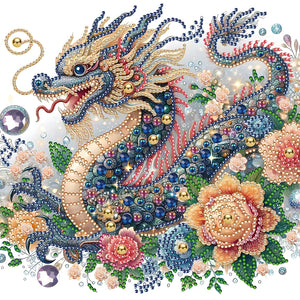 Dragon-Partial Special Diamond Painting-30x30cm