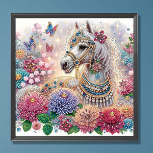 Horse-Partial Special Diamond Painting-30x30cm