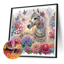 Load image into Gallery viewer, Horse-Partial Special Diamond Painting-30x30cm
